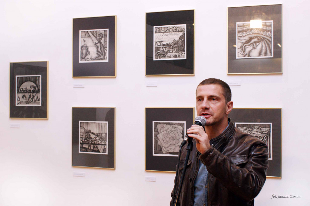 Intymne serigrafie i rysunki piórkiem w BWA Galerii Zamojskiej