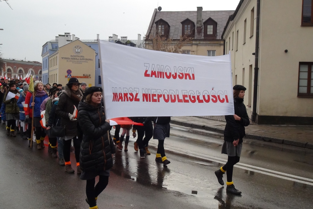 V Zamojski Marsz Niepodległości [ZDJĘCIA]