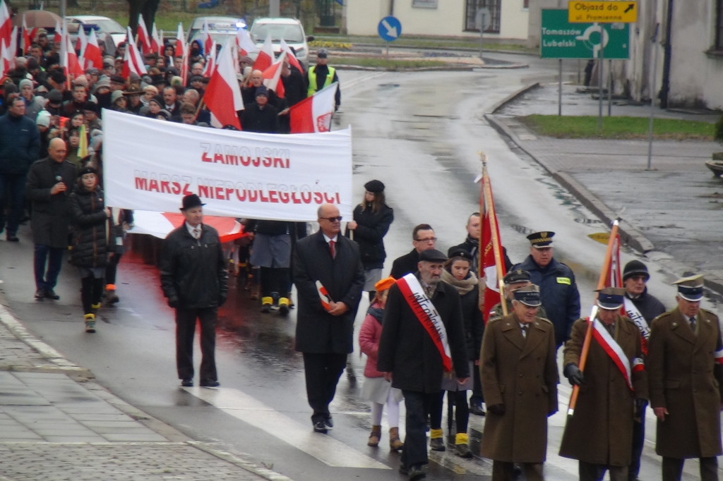 V Zamojski Marsz Niepodległości [ZDJĘCIA]