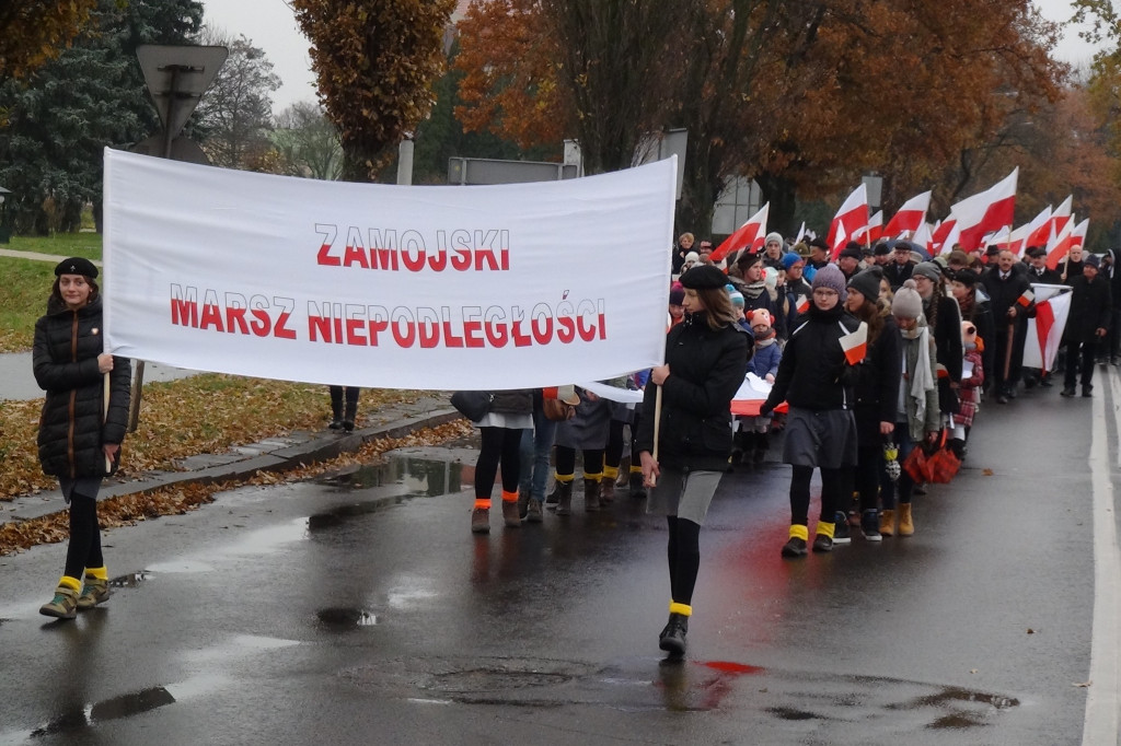 V Zamojski Marsz Niepodległości [ZDJĘCIA]