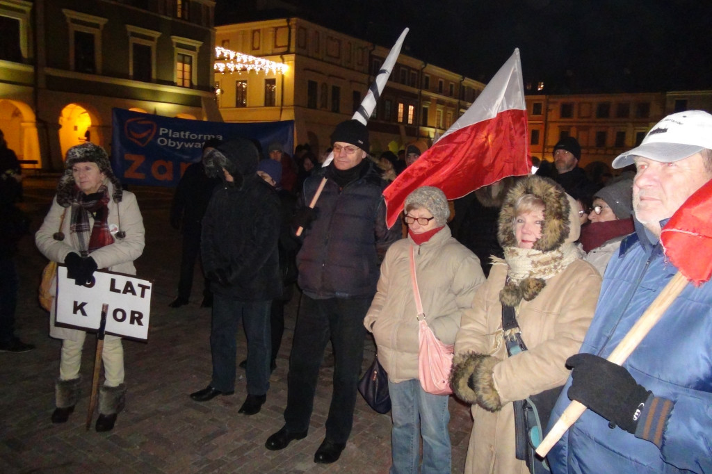 Strajk Obywatelski 13 XII [ZDJĘCIA]