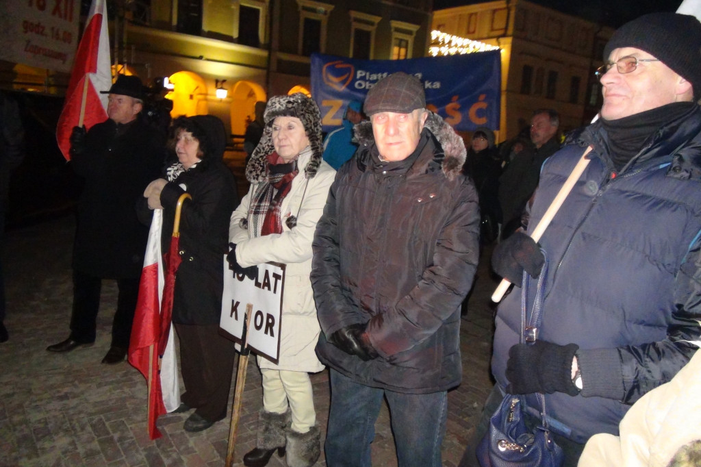 Strajk Obywatelski 13 XII [ZDJĘCIA]
