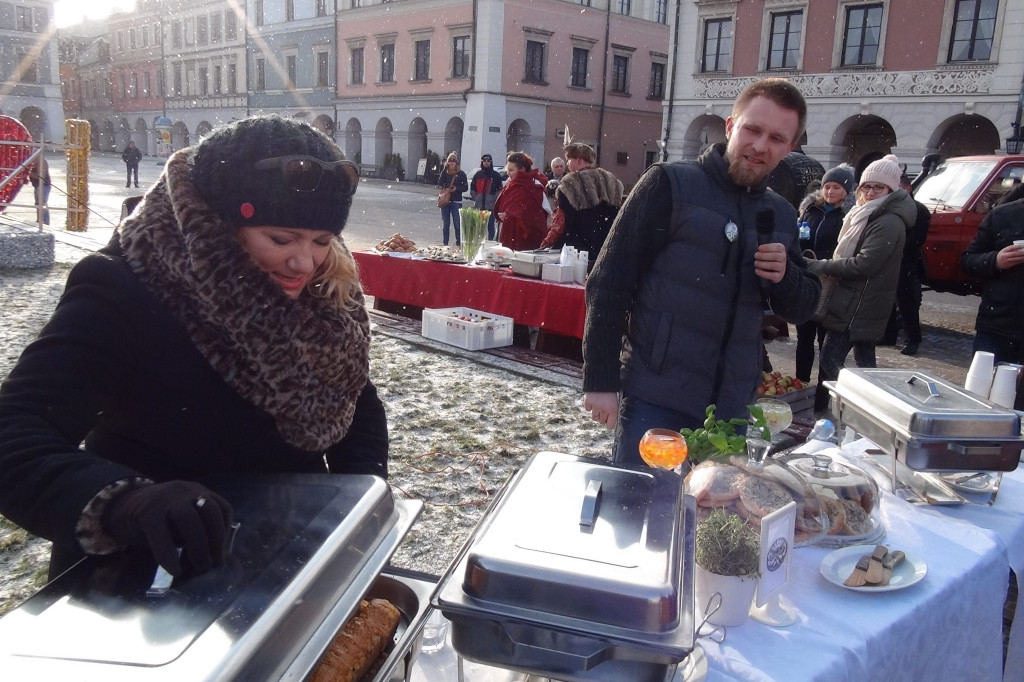 Świetlne śniadanie w Zamościu