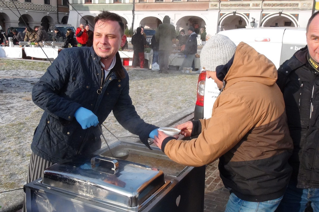 Świetlne śniadanie w Zamościu