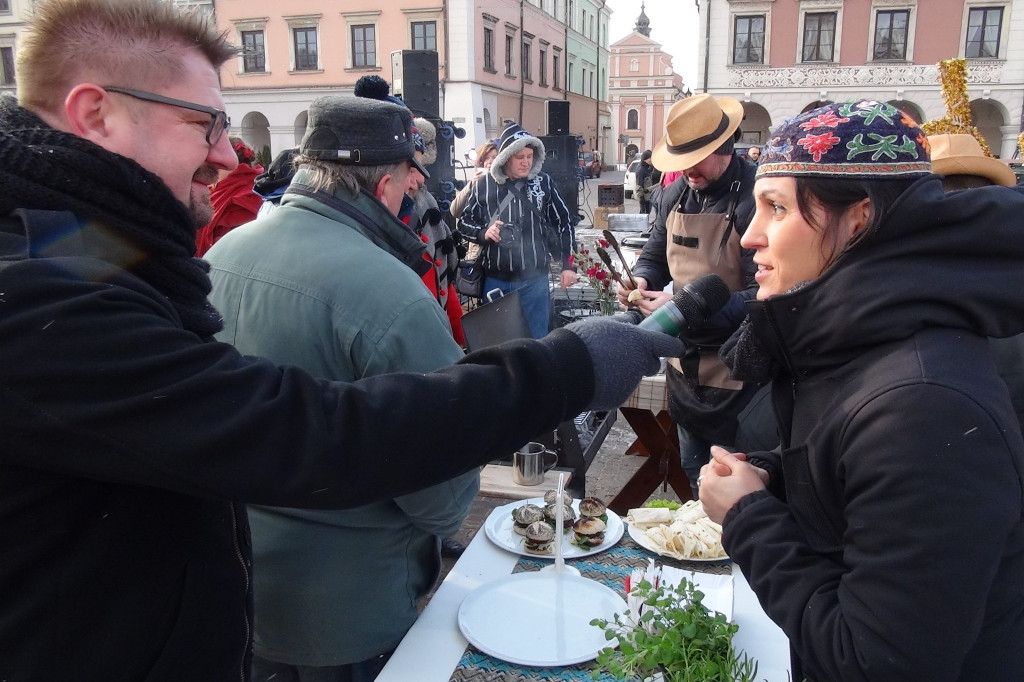 Świetlne śniadanie w Zamościu