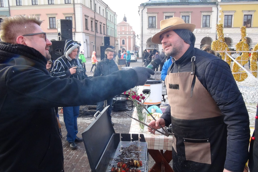 Świetlne śniadanie w Zamościu