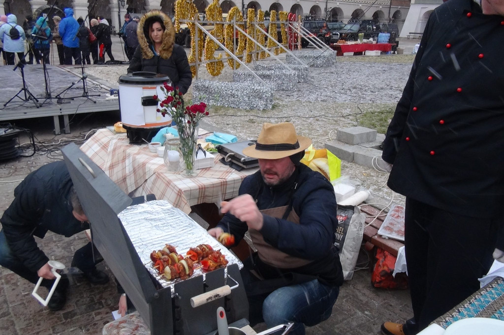 Świetlne śniadanie w Zamościu