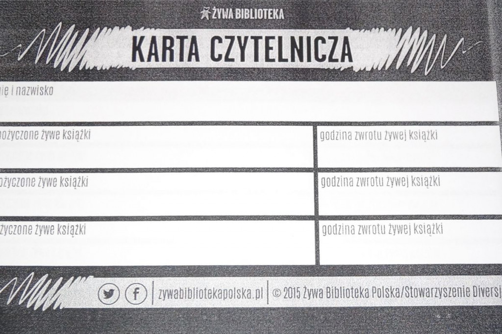 Żywa Biblioteka w Książnicy