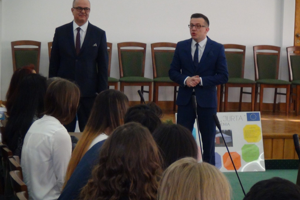 Goście z Włoch w zamojskich szkołach