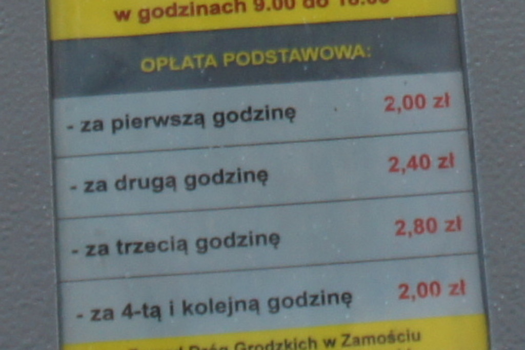 Droższe parkowanie na Starówce