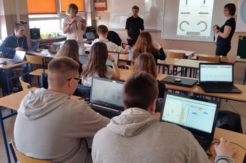 Młodzi Europejczycy z wizytą w zamojskim Gimnazjum nr 3