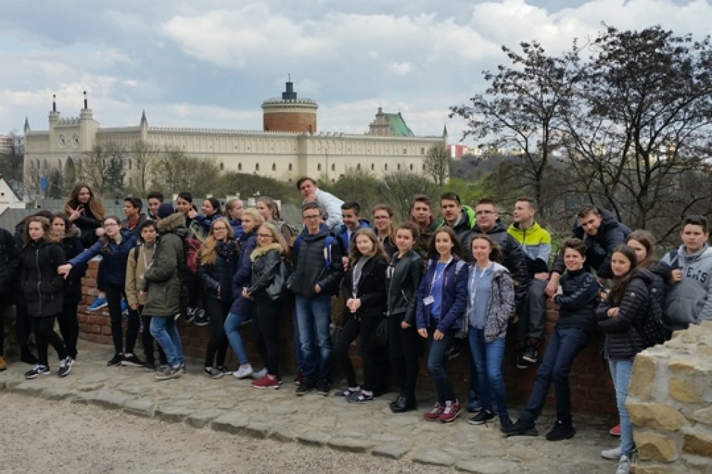 Młodzi Europejczycy z wizytą w zamojskim Gimnazjum nr 3
