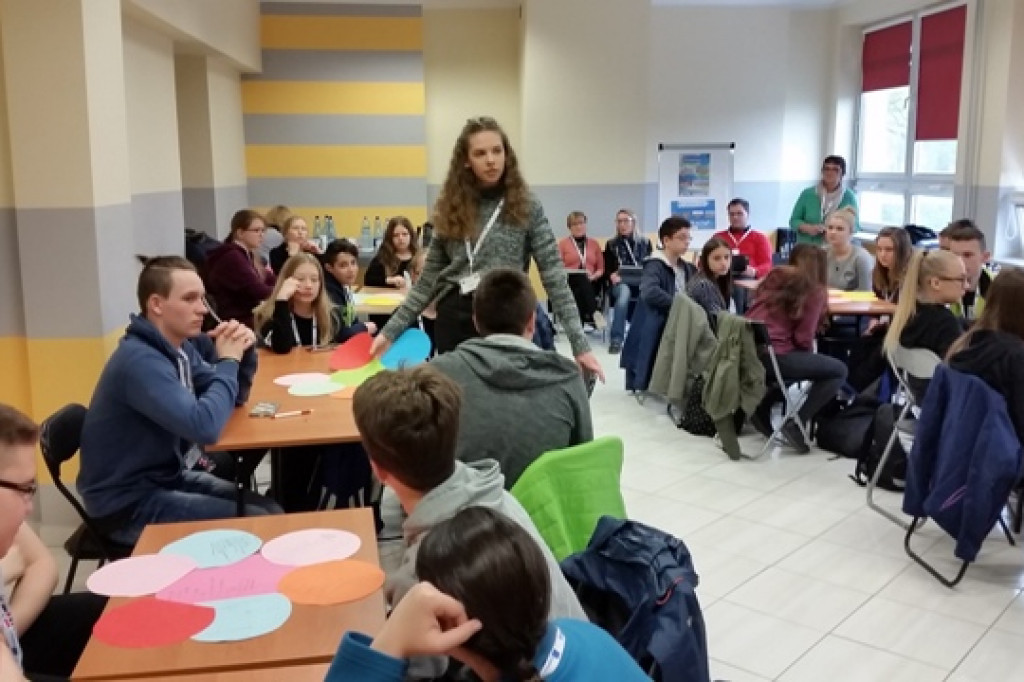 Młodzi Europejczycy z wizytą w zamojskim Gimnazjum nr 3