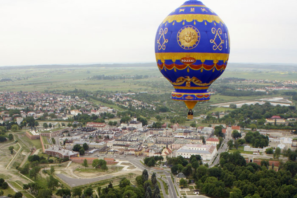 Balon nad Zamościem - zdjęcia