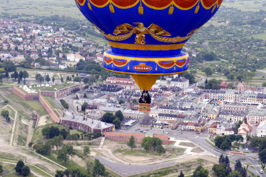 Balon nad Zamościem - zdjęcia
