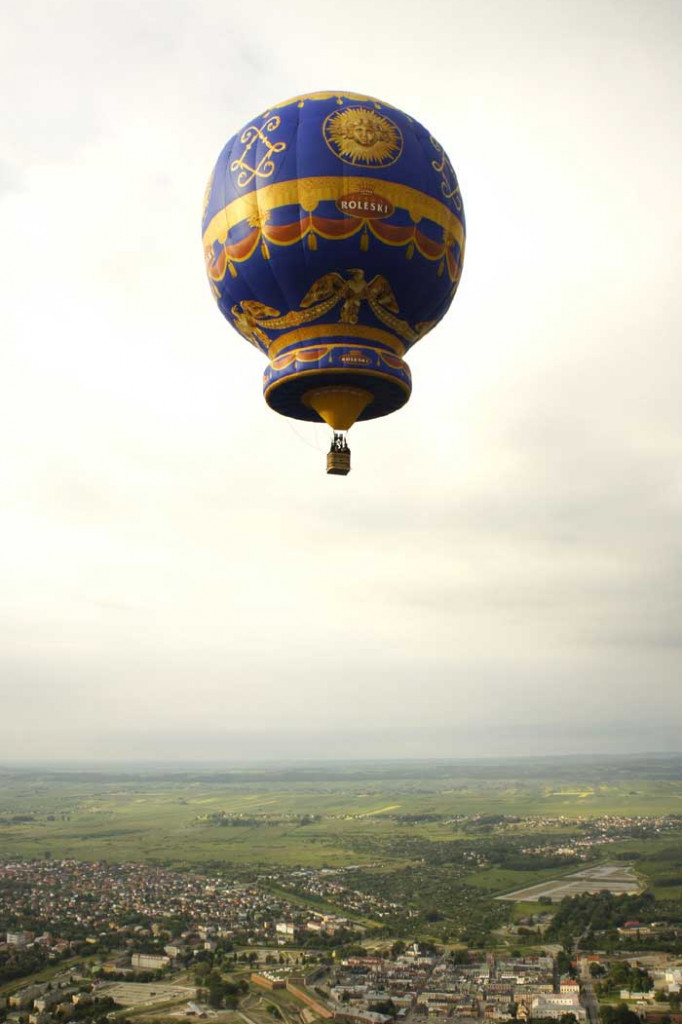 Balon nad Zamościem - zdjęcia