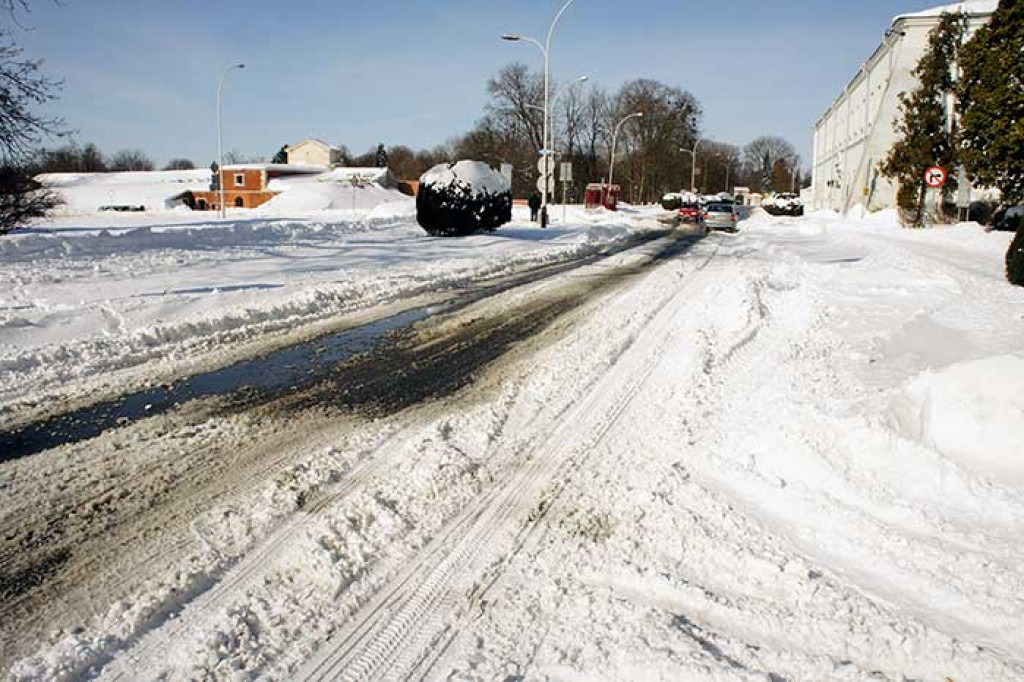 Zamość po ataku zimy - zdjęcia