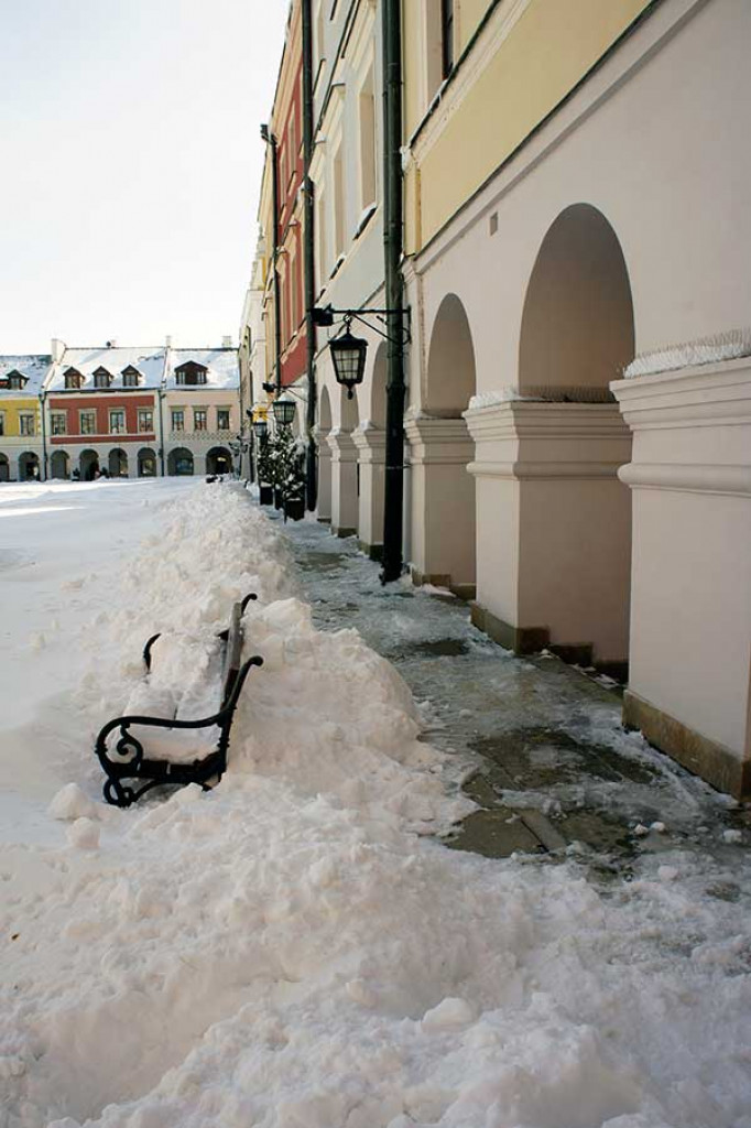 Zamość po ataku zimy - zdjęcia