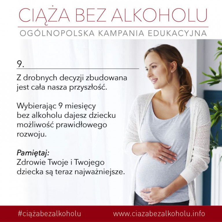 Wybierz 9 miesięcy ciąży bez alkoholu!