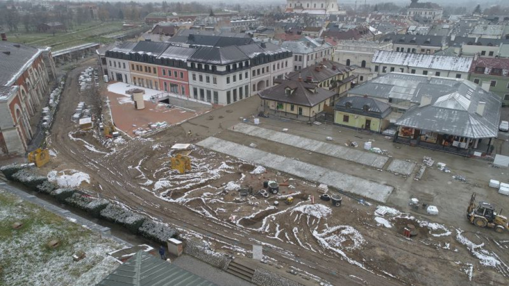 Remont Placu M. Stefanidesa i Placu Wolności w Zamościu