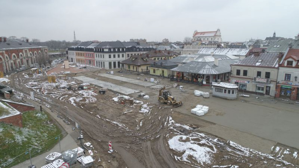 Remont Placu M. Stefanidesa i Placu Wolności w Zamościu