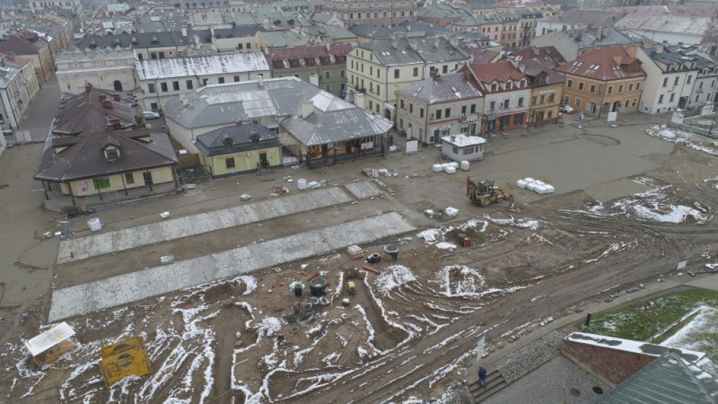 Remont Placu M. Stefanidesa i Placu Wolności w Zamościu