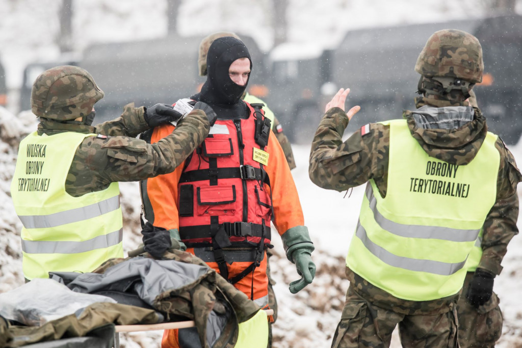 Lubelscy Terytorialsi w gotowości do przeciwdziałania podtopieniom