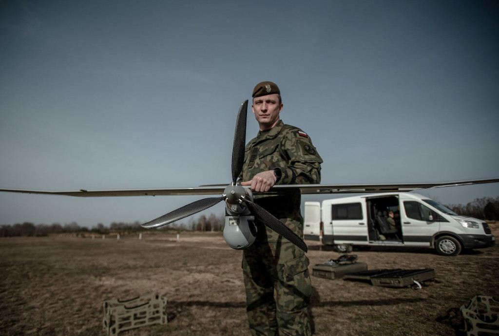 Operatorzy dronów z Lubelskiej Brygady OT ćwiczyli na poligonie