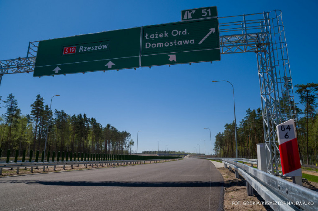 Postępy prac na budowie S19 między Kraśnikiem a węzłem Lasy Janowskie