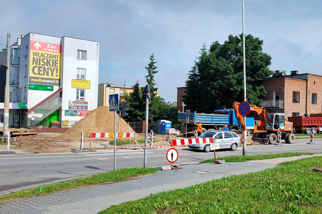 Przebudowa skrzyżowania ulic Partyzantów - Orląt Lwowskich - Odrodzenia