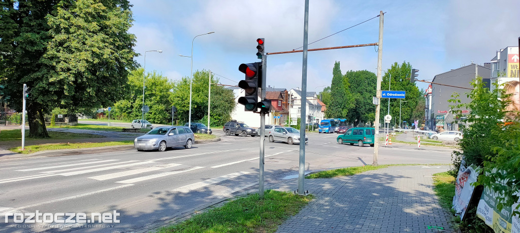 Przebudowa skrzyżowania ulic Partyzantów - Orląt Lwowskich - Odrodzenia