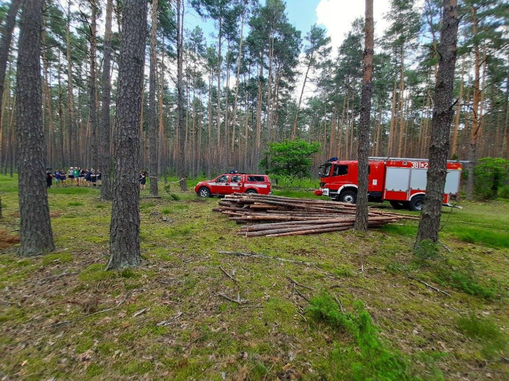 Spotkanie strażaków z harcerzami