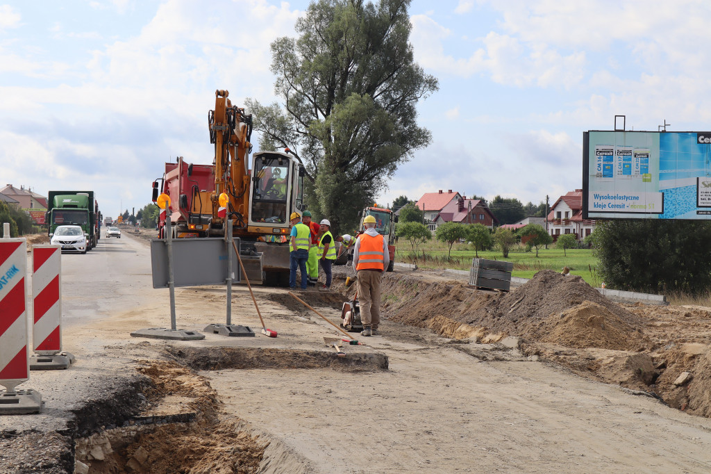 Utrudnienia na drodze wojewódzkiej Nr 835 od Biłgoraja i Tarnogrodu