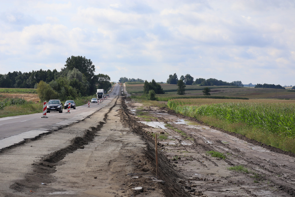 Utrudnienia na drodze wojewódzkiej Nr 835 od Biłgoraja i Tarnogrodu