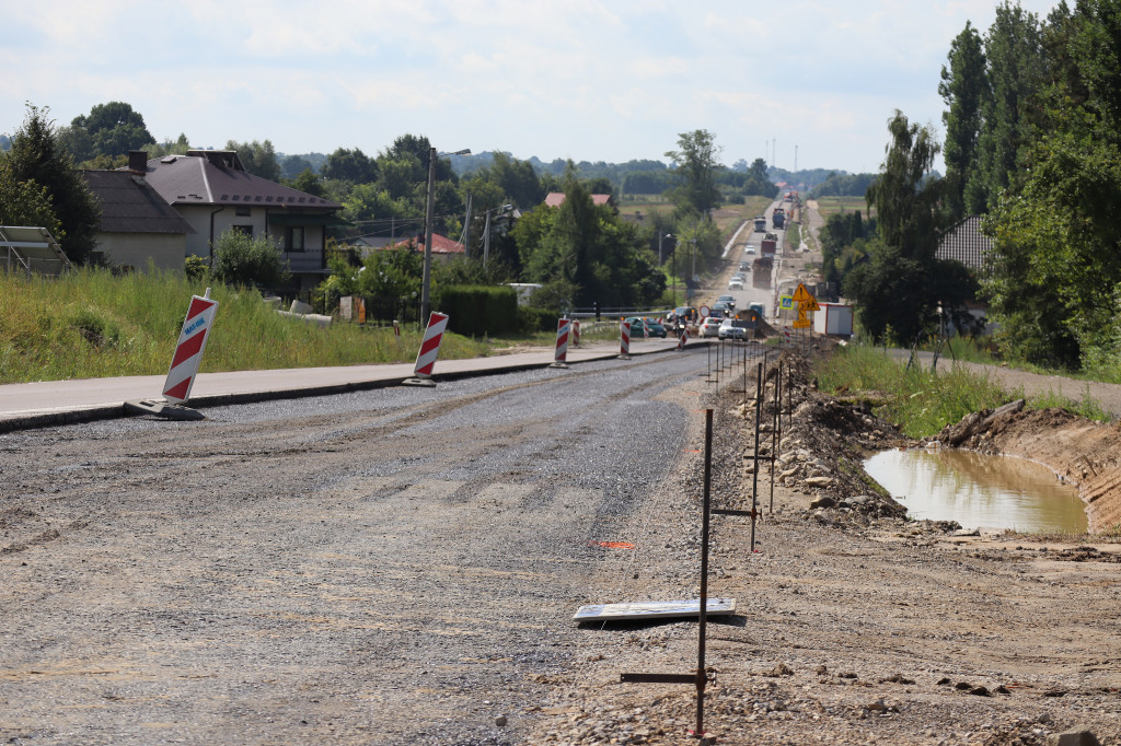 Utrudnienia na drodze wojewódzkiej Nr 835 od Biłgoraja i Tarnogrodu