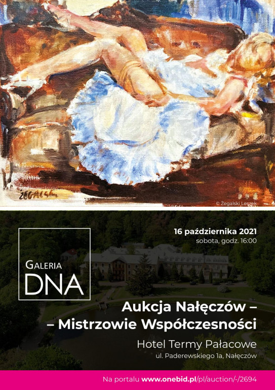 Zaproszenie na Aukcję Nałęczów – Mistrzów Współczesności