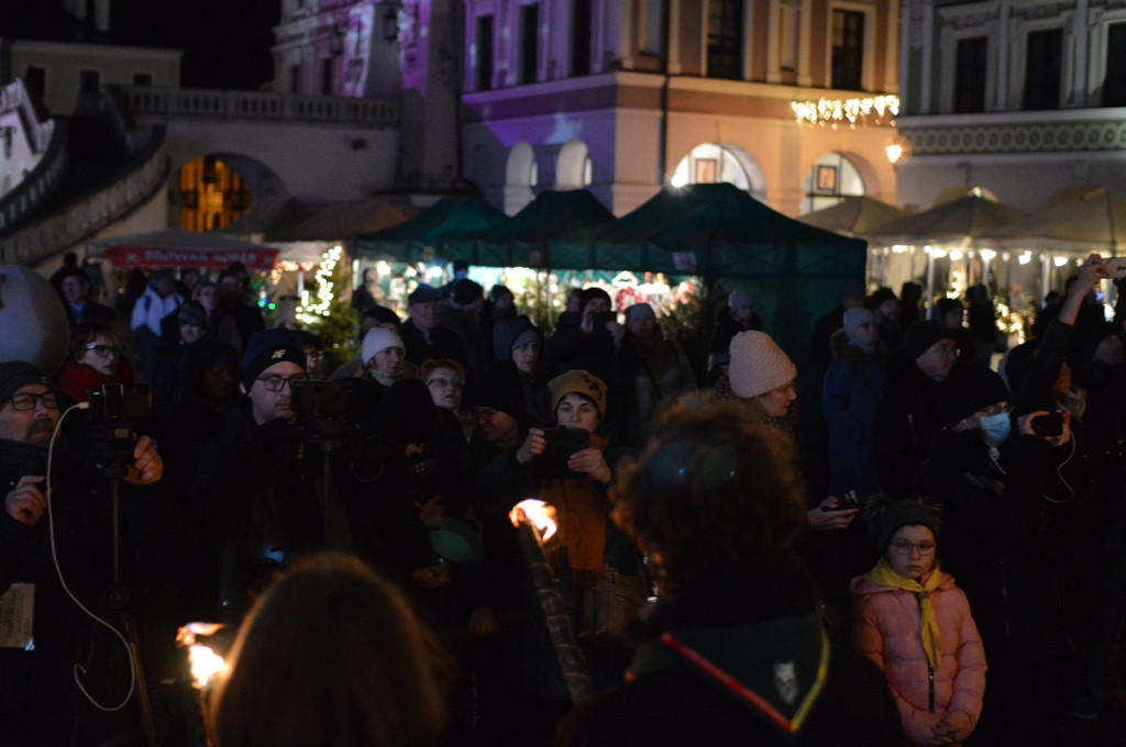 Spotkali się na wspólnej Wigilii Mieszkańców i Zamojskim Kolędowaniu