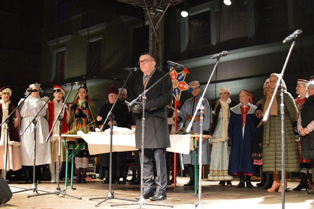 Spotkali się na wspólnej Wigilii Mieszkańców i Zamojskim Kolędowaniu