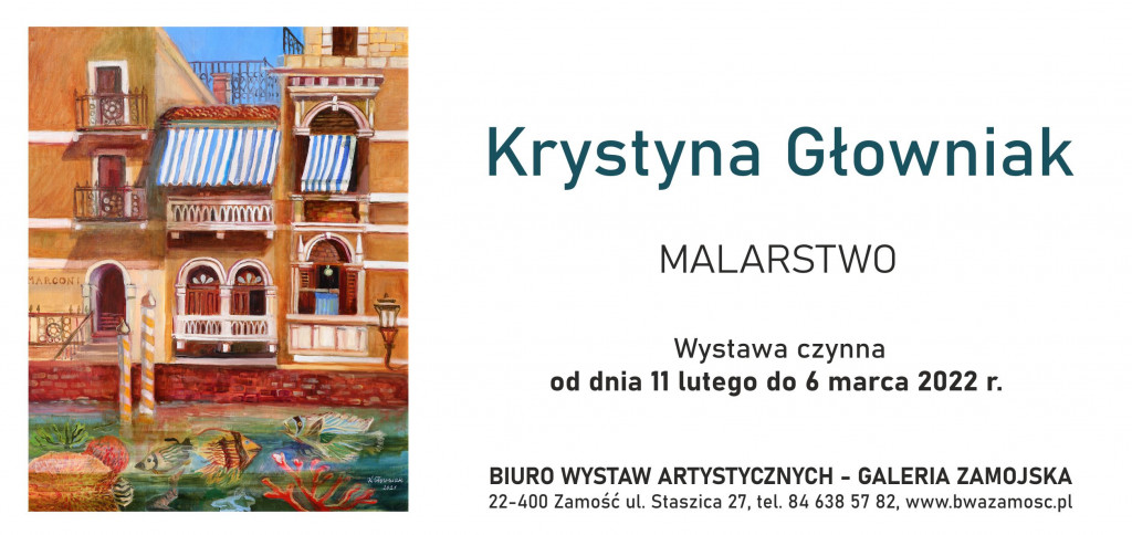 BWA zaprasza na wystawę Krystyny Głowniak
