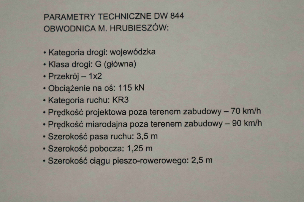 Budowa Północnej Obwodnicy Hrubieszowa