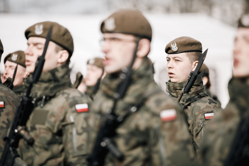 Pierwsza przysięga lubelskich terytorialsów w 2022 roku