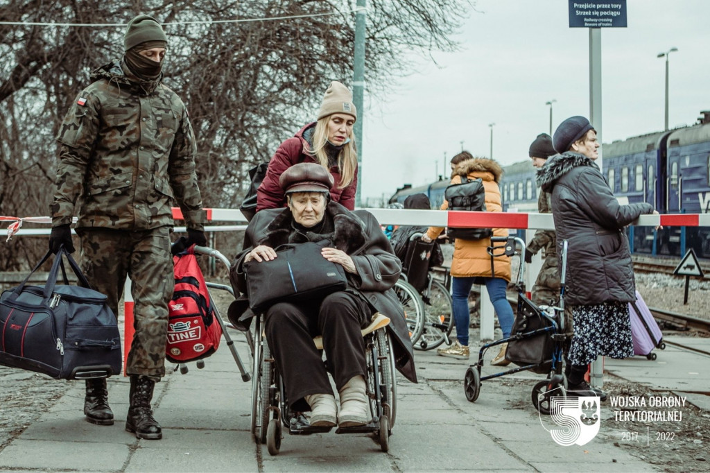 Lubelscy Terytorialsi wspierają organizację pomocy dla uchodźców z Ukrainy