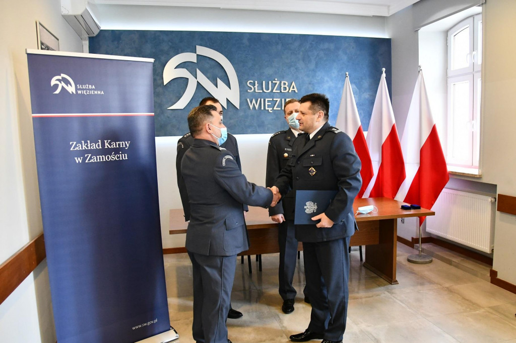 Nowy zastępca dyrektora Zakładu Karnego w Zamościu