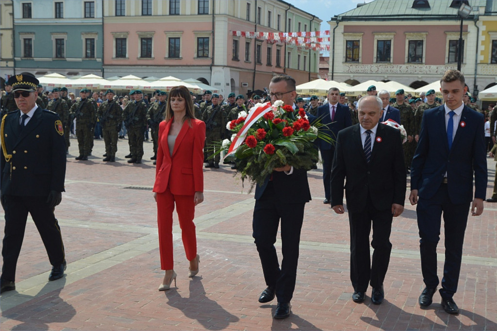 Rocznica uchwalenia Konstytucji 3 Maja w Zamościu