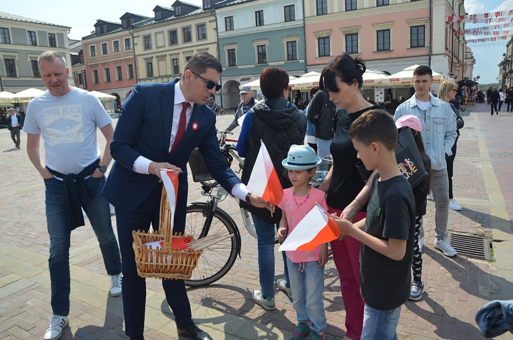 Rocznica uchwalenia Konstytucji 3 Maja w Zamościu