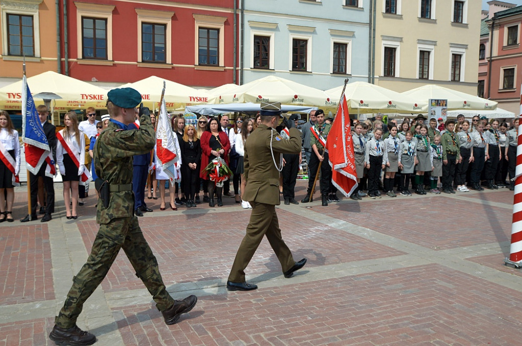 Rocznica uchwalenia Konstytucji 3 Maja w Zamościu