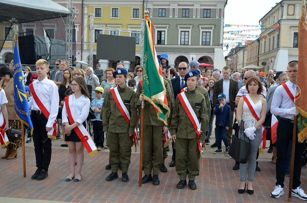 Rocznica uchwalenia Konstytucji 3 Maja w Zamościu