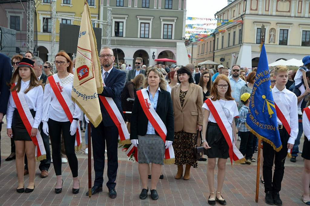 Rocznica uchwalenia Konstytucji 3 Maja w Zamościu