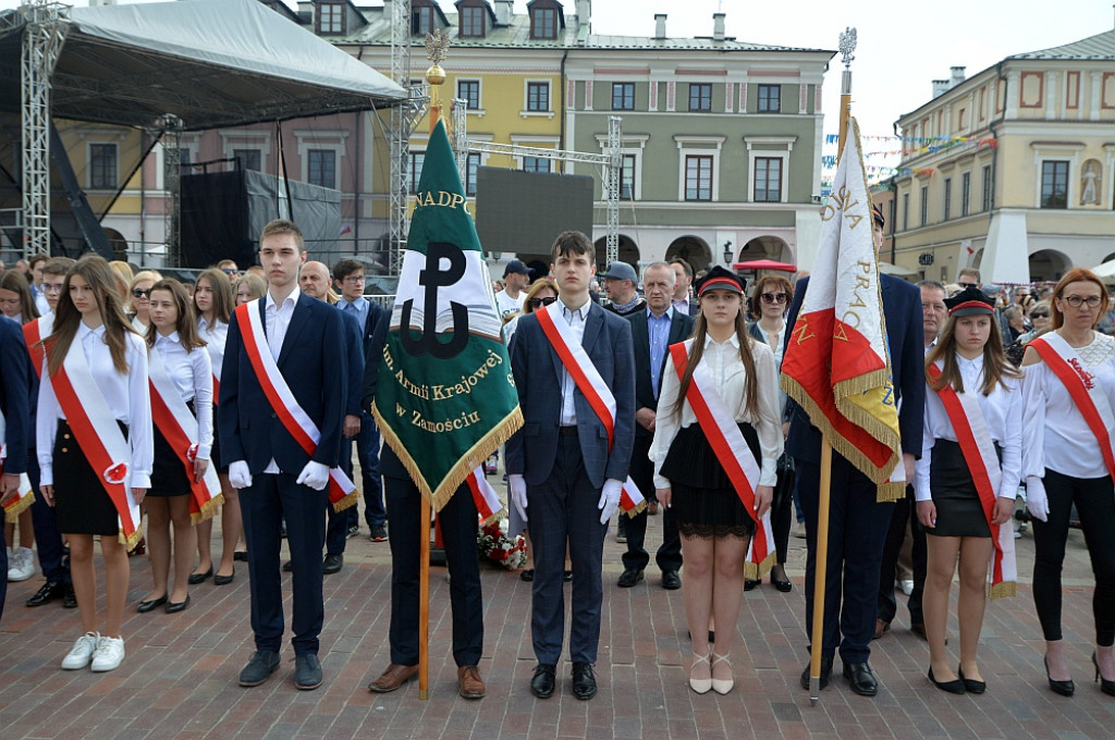 Rocznica uchwalenia Konstytucji 3 Maja w Zamościu