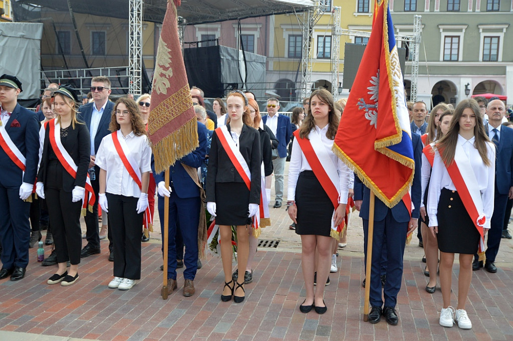 Rocznica uchwalenia Konstytucji 3 Maja w Zamościu